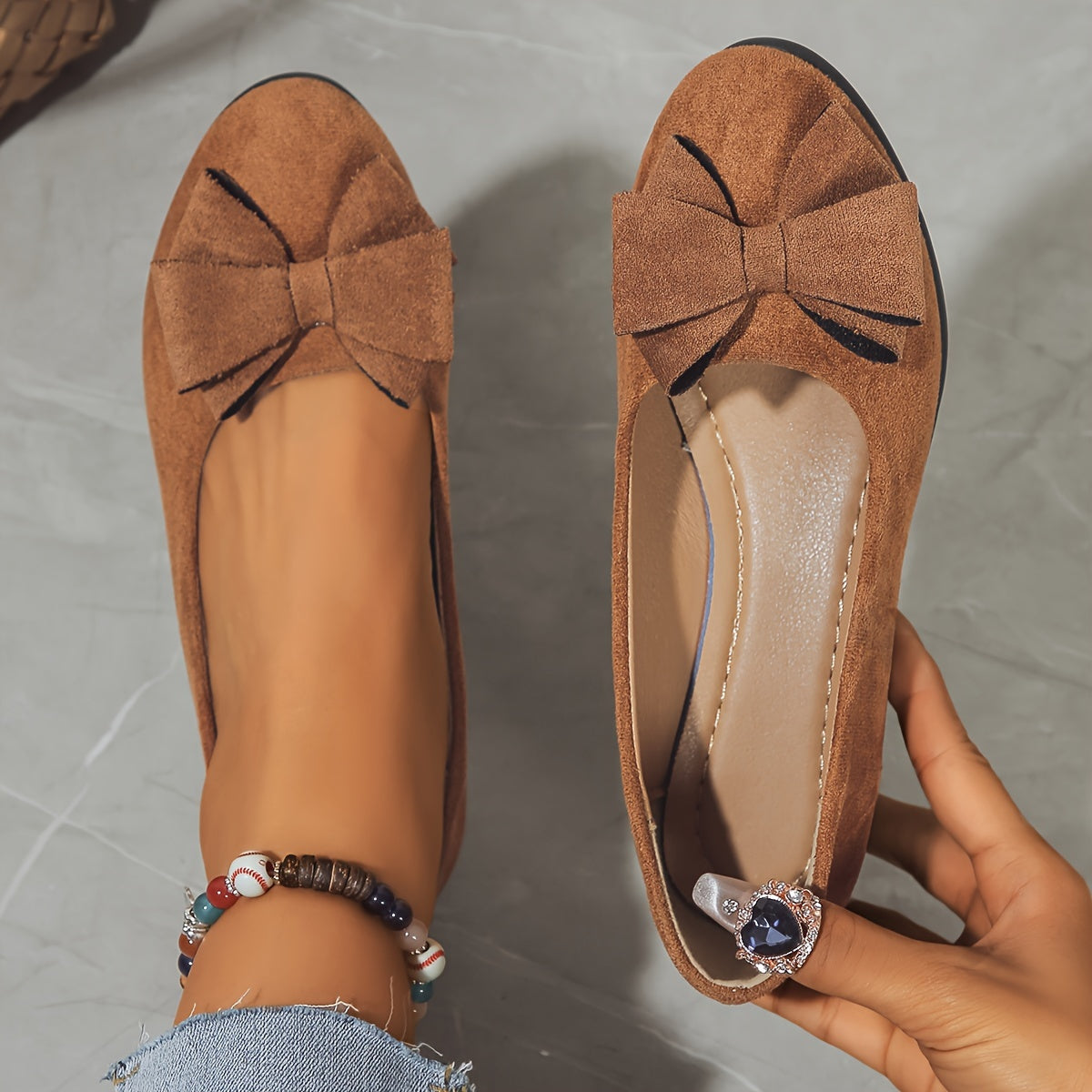 Calantha | Elegant Grey Suede Sophisticated Shoes