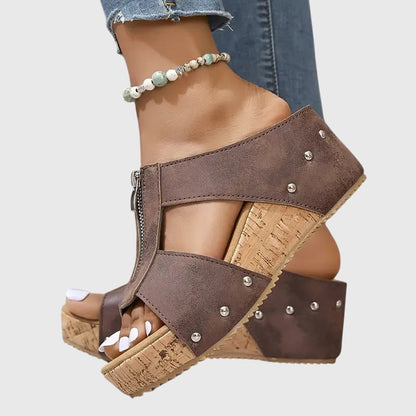 Calista | Luxury Beige Orthopedic Sandals