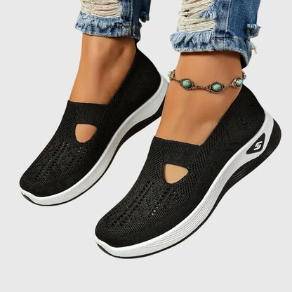 Astrid | Astrid Black Orthopedic Walking Shoes