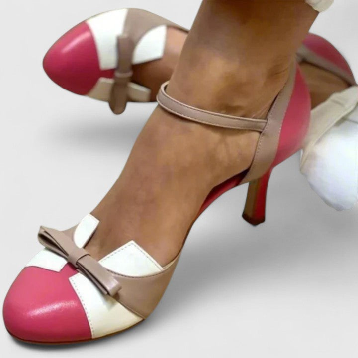 Calantha | Elegant Pink Comfortable Heels