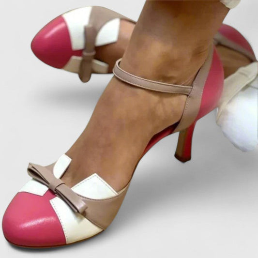 Calantha | Elegant Pink Comfortable Heels