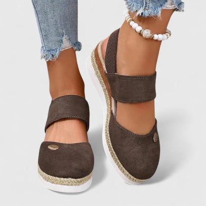 Calista | Black Strappy Orthopedic Sandals