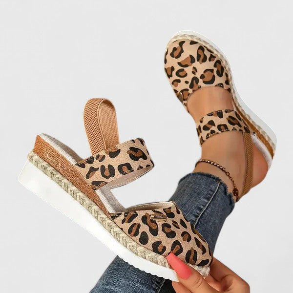 Calista | Black Strappy Orthopedic Sandals