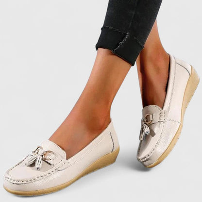 Calantha | Red Tassel Loafer Orthopedic Shoes