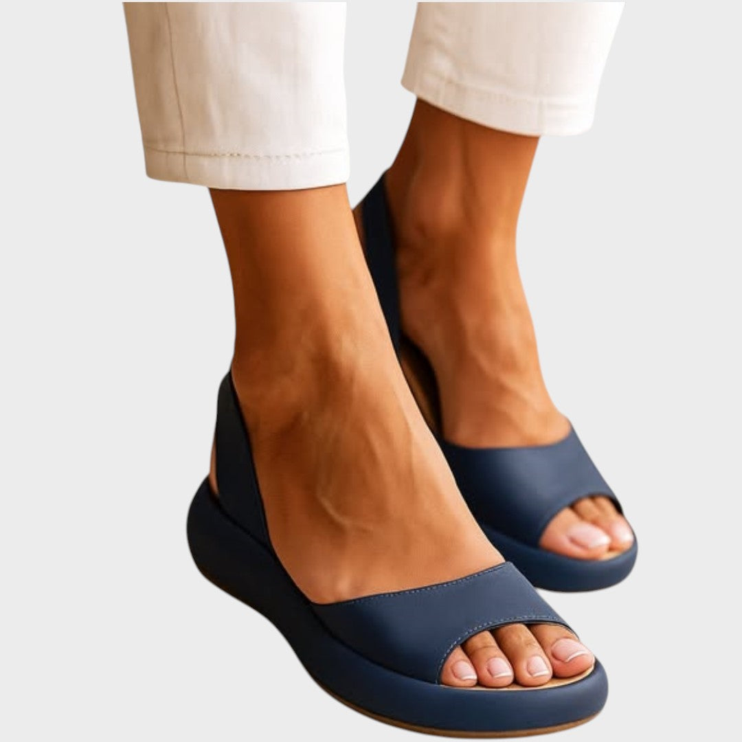 Calanthe | Vibrant Yellow Orthopedic Sandals