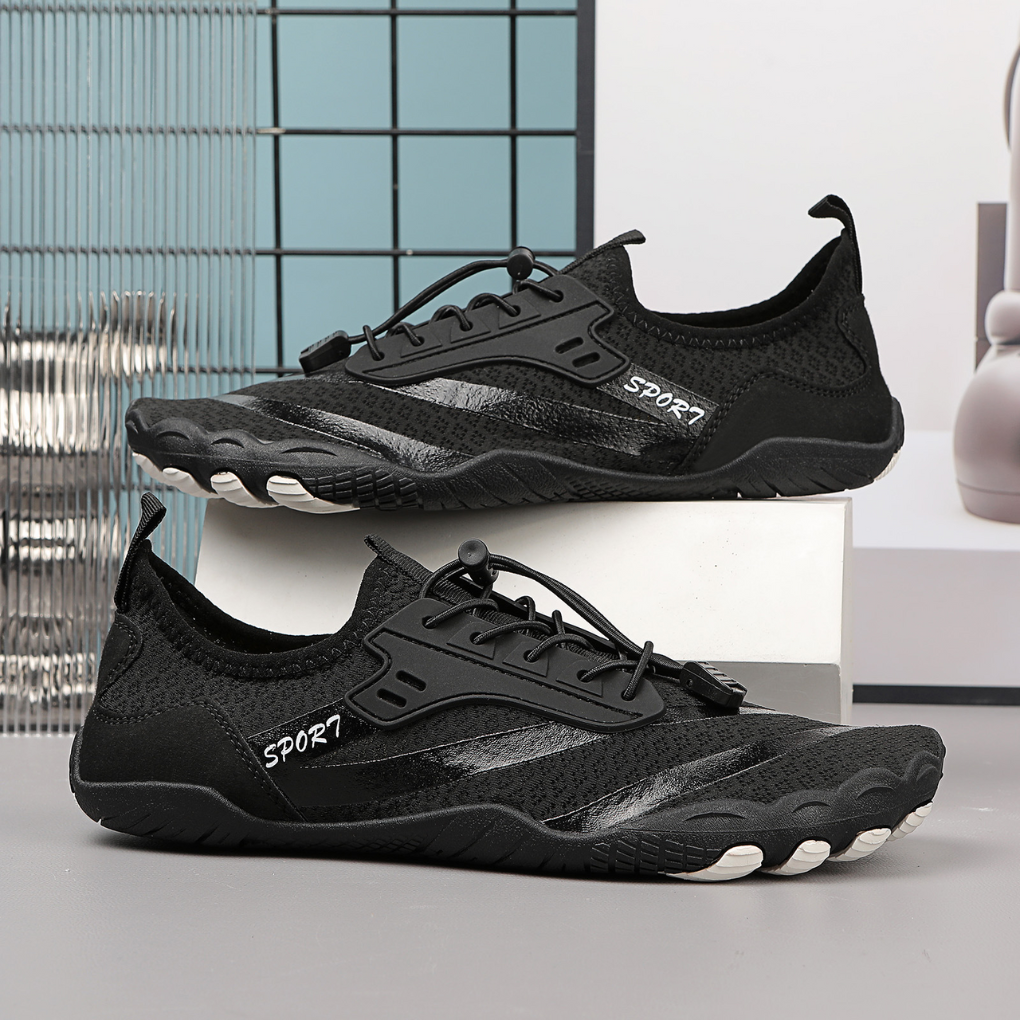 Kairos | Men's Premium White Lightweight Barefoot Style Training Shoes