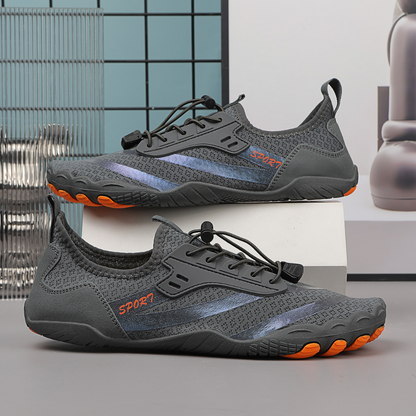 Kairos | Men's Premium White Lightweight Barefoot Style Training Shoes