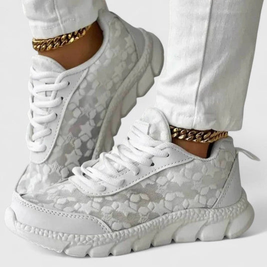 Aurelia | Exquisite White Comfortable Sneakers