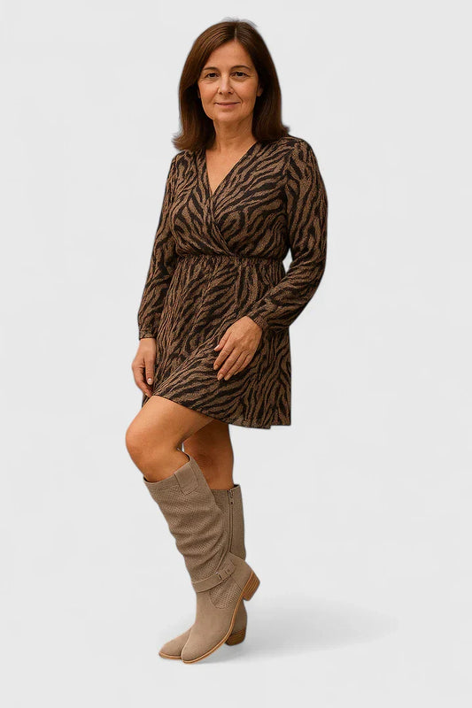 Calantha | Tan Suede Elegant Boots