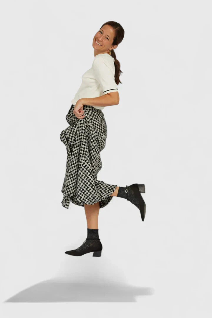 Astrid | Black Suede Orthopedic Heels