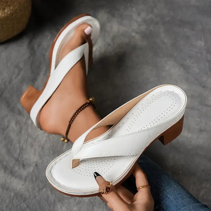 Calista | Luxury Gold Strap Wedge Sandals