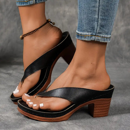 Calista | Luxury Gold Strap Wedge Sandals