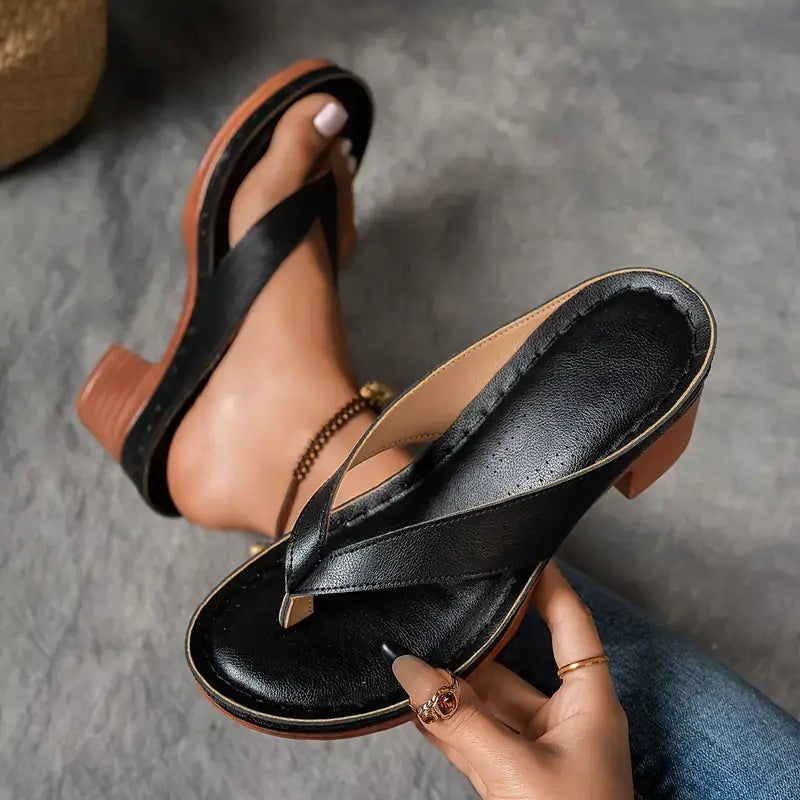 Calista | Luxury Gold Strap Wedge Sandals