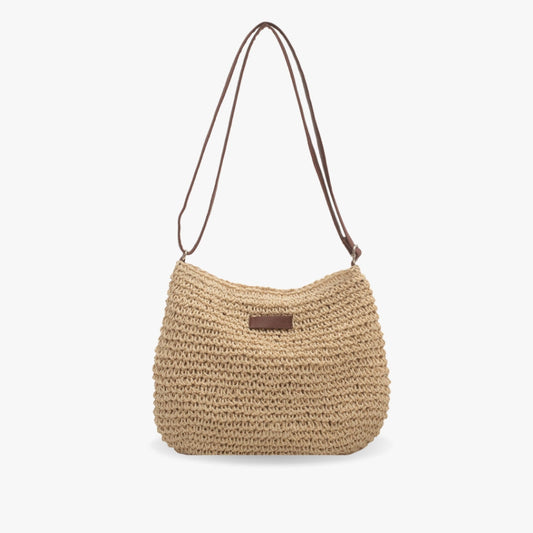 Alethea | Women’s Woven Straw Shoulder Bag With Relaxed Style
