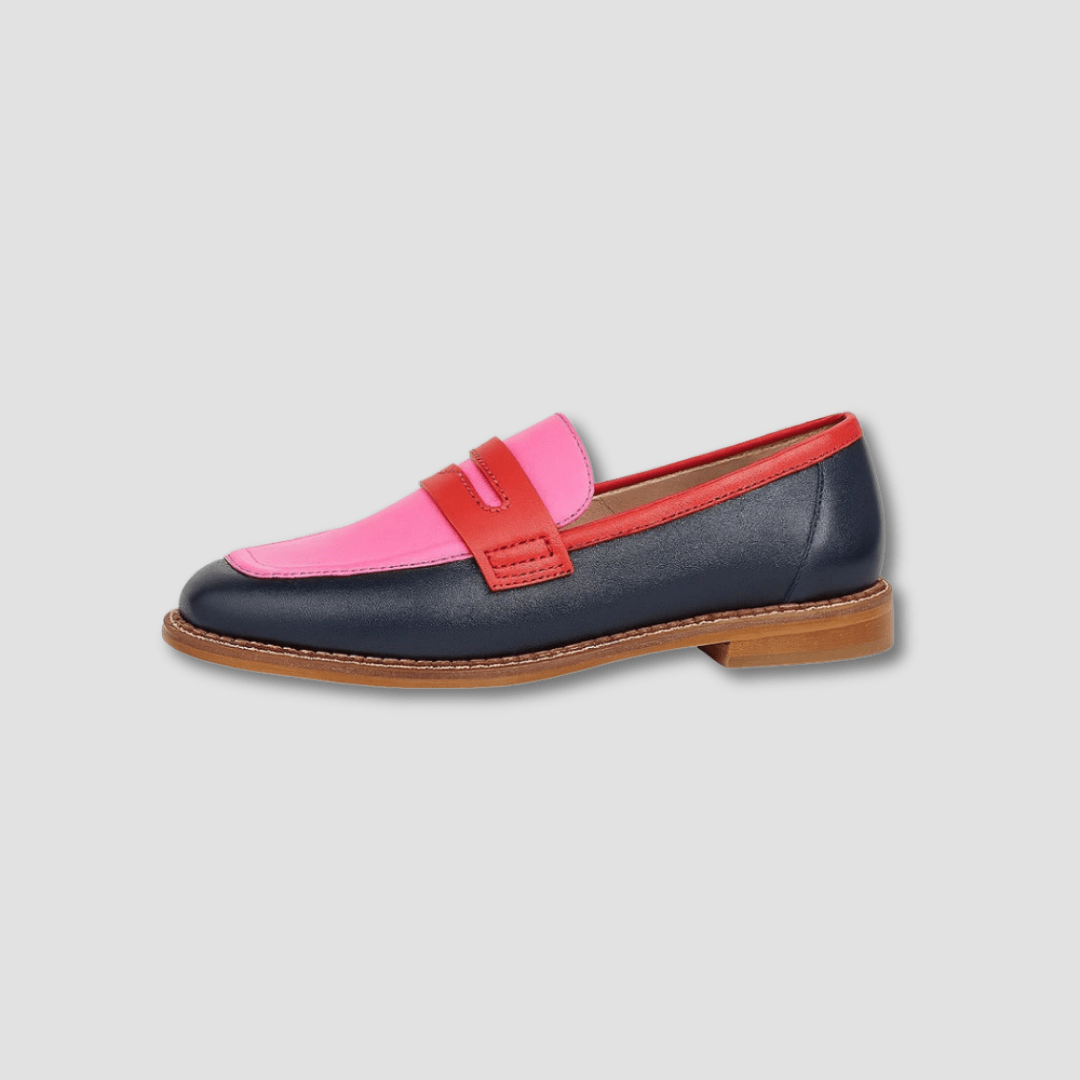 Luna | Elegant Black Playful Loafers