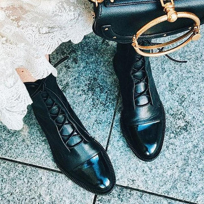 Astrid | Black Stylish Comfortable Leather Boots
