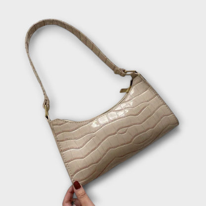 Calista | Women’s Iconic Classic Red Croc Shoulder Bag