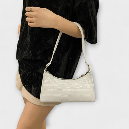 Calista | Women’s Iconic Classic Red Croc Shoulder Bag