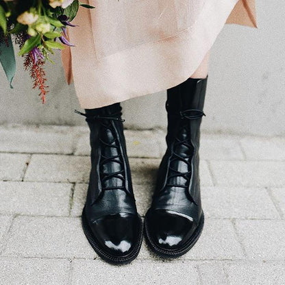Astrid | Black Stylish Comfortable Leather Boots