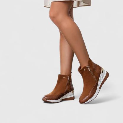 Kalliope | Black Ankle Orthopedic Boots
