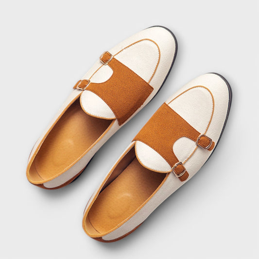 Calista | Soft Indoor Comfort Slippers in Beige Suede