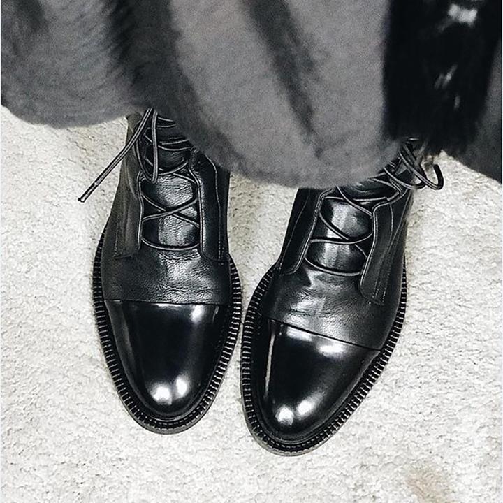 Astrid | Black Stylish Comfortable Leather Boots