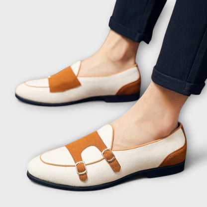 Calista | Soft Indoor Comfort Slippers in Beige Suede