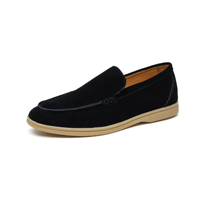 Beckett | Tan Suede Moccasins