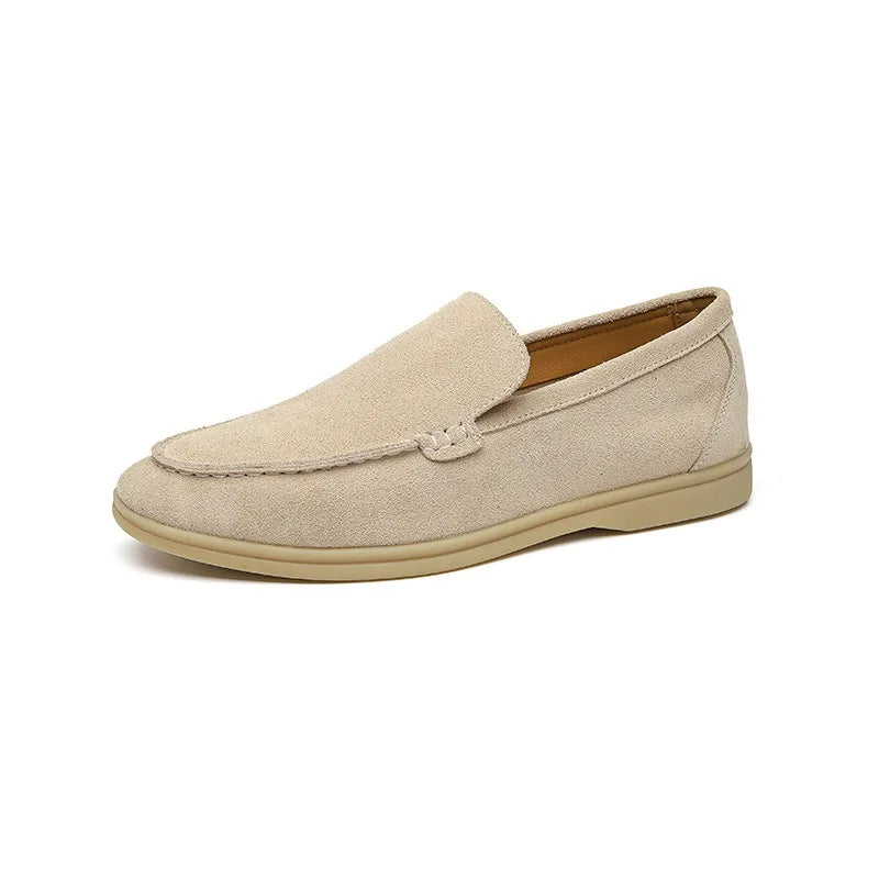 Beckett | Tan Suede Moccasins