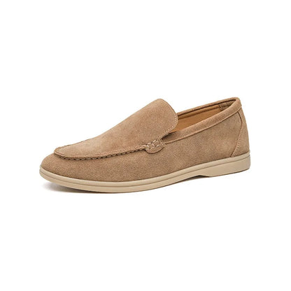 Beckett | Tan Suede Moccasins