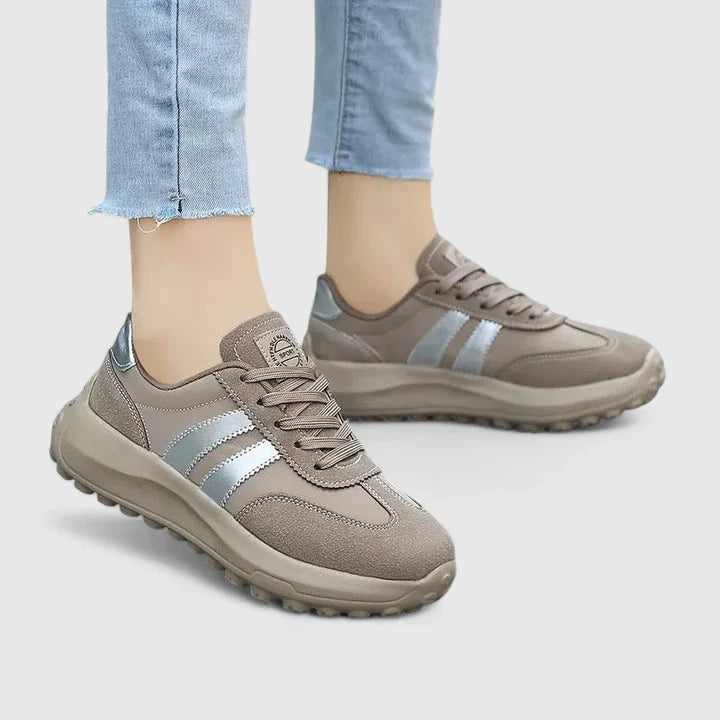 Calantha | Taupe Orthopedic Sneakers
