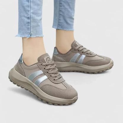 Calantha | Taupe Orthopedic Sneakers