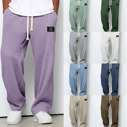 Beckett | Light Blue Relaxed Fit Drawstring Pants