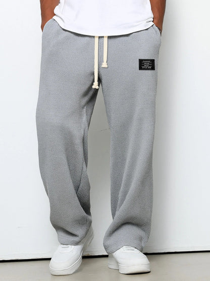 Beckett | Light Blue Relaxed Fit Drawstring Pants