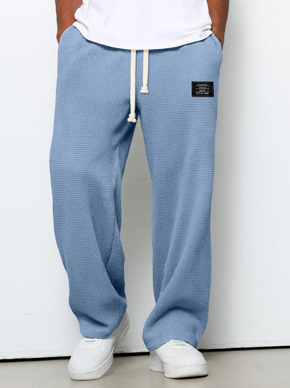 Beckett | Light Blue Relaxed Fit Drawstring Pants