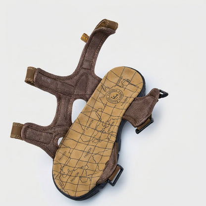 Beckett | Black Men's Orthopedic Perforated Breathable Support Sandals
