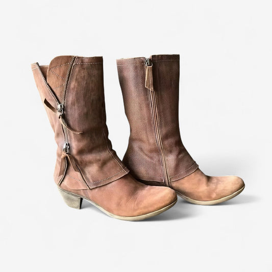 Calantha | Tan Suede Autumn Boots