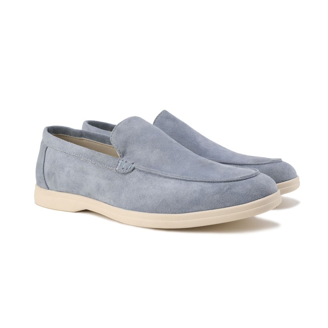 Beckett | Light Grey Suede Shoes
