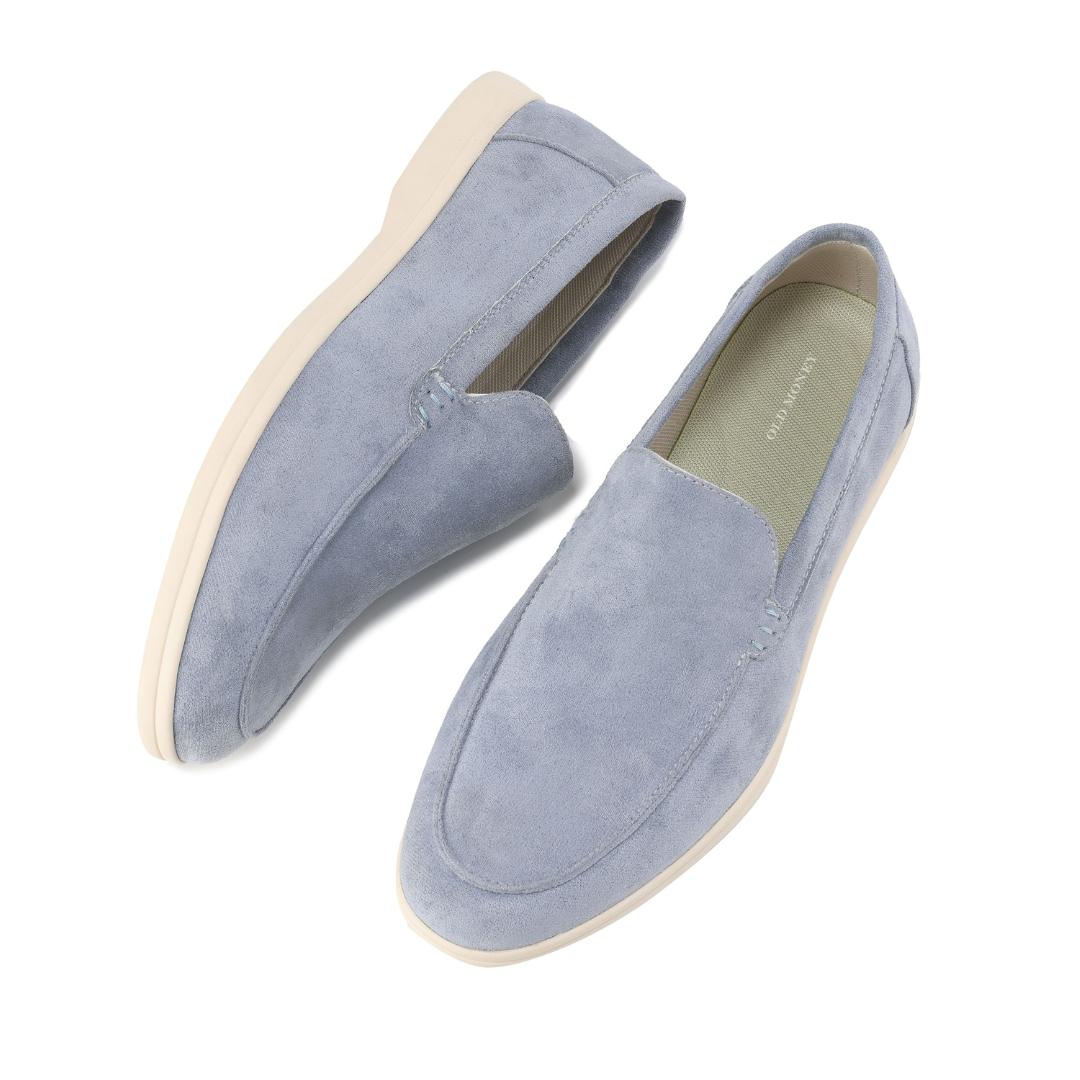 Beckett | Light Grey Suede Shoes
