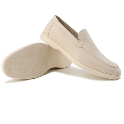 Beckett | Light Grey Suede Shoes