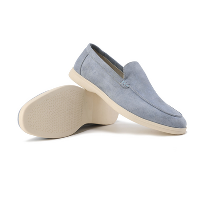 Beckett | Light Grey Suede Shoes