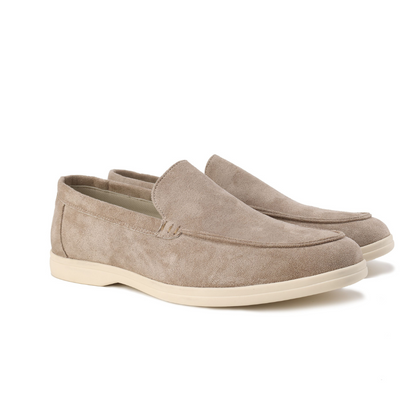 Beckett | Light Grey Suede Shoes
