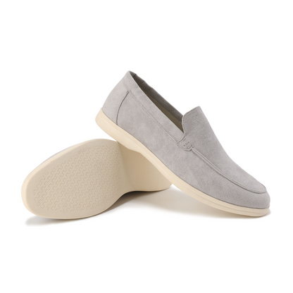 Beckett | Light Grey Suede Shoes