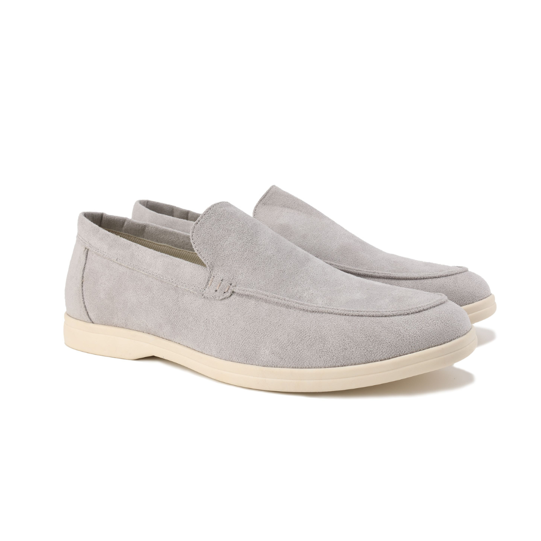 Beckett | Light Grey Suede Shoes
