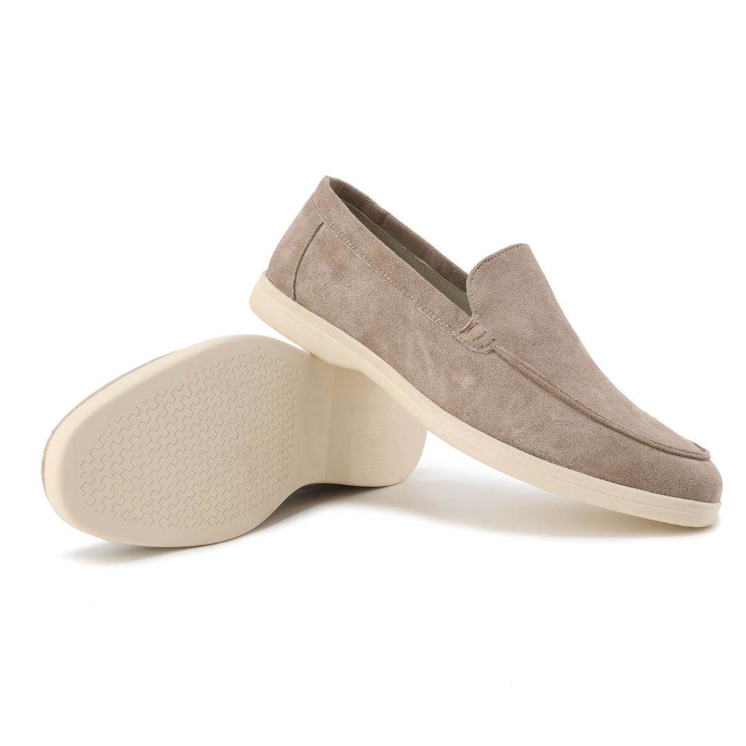Beckett | Light Grey Suede Shoes