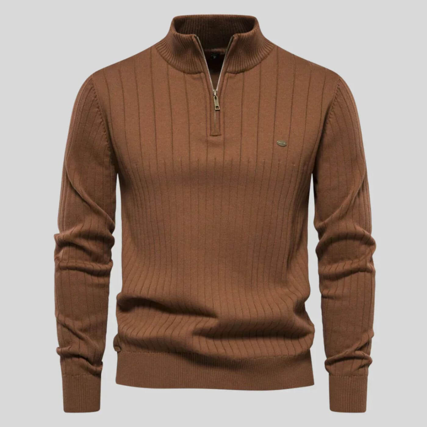 Beckett | Navy Ribbed Premium Everyday Comfort Sweater
