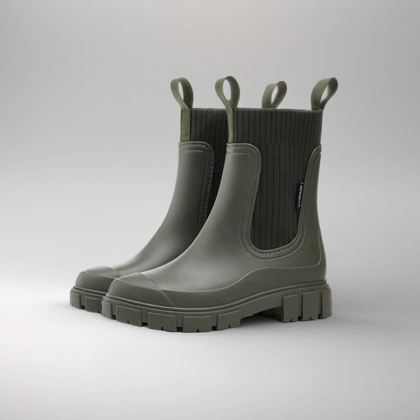 Calantha | Black Ribbed Elegant Boots