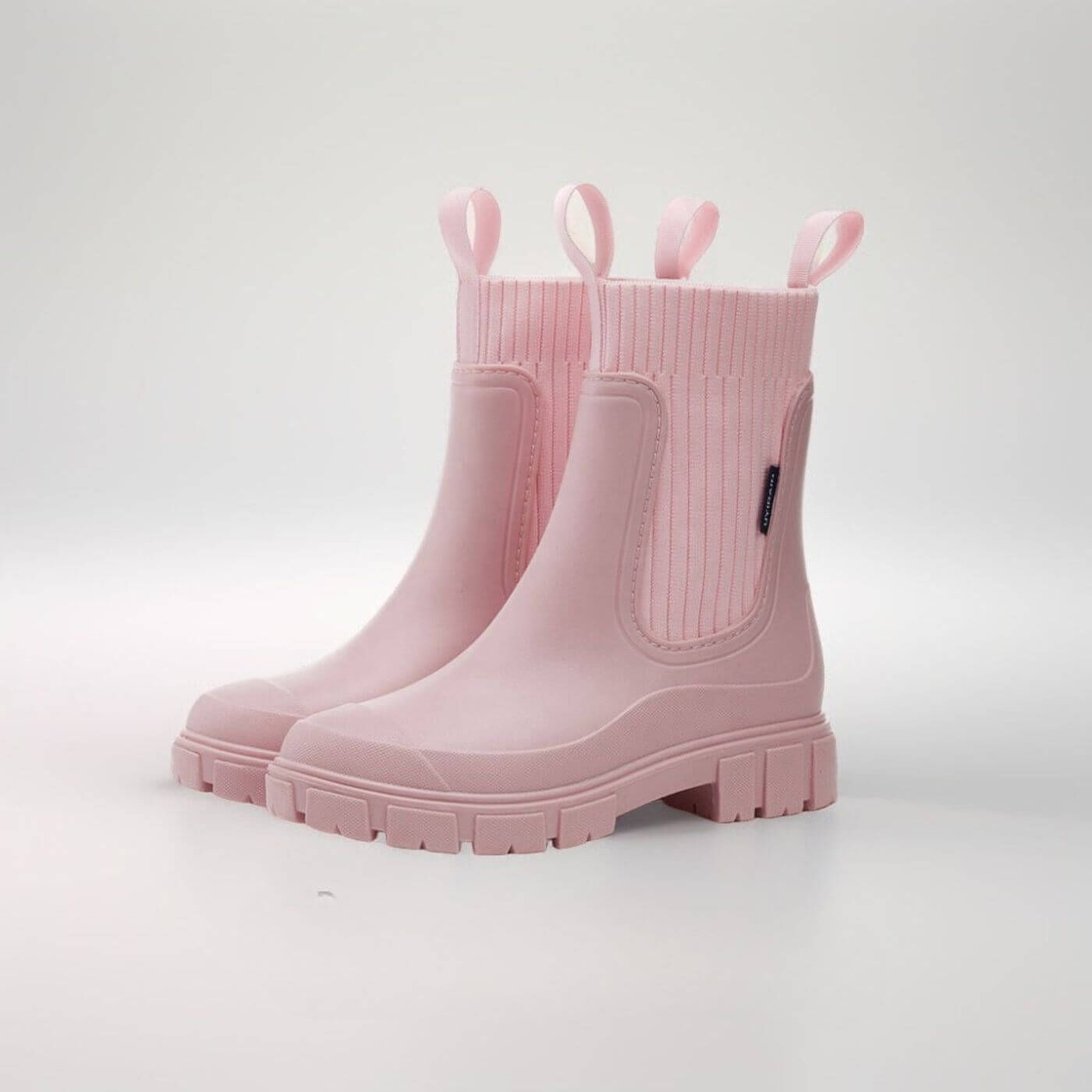 Calantha | Black Ribbed Elegant Boots