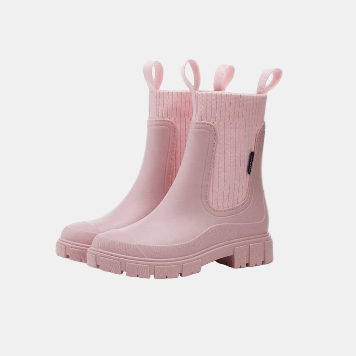 Aurora | Black Ribbed Orthopedic Boots