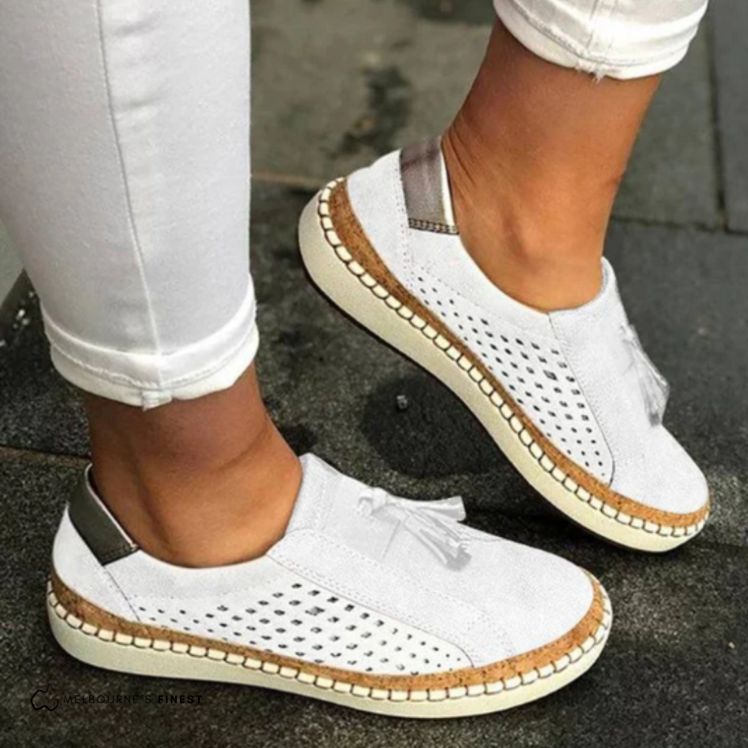 Willow | Women's Olive Slip On Platform Walking Shoes